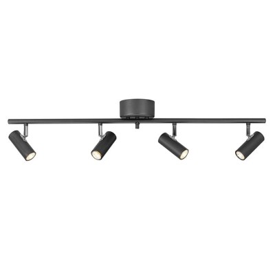 Alpha Slim 4 skena spotlight LED grafitgrå