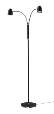 Koster golvlampa dubbel svart