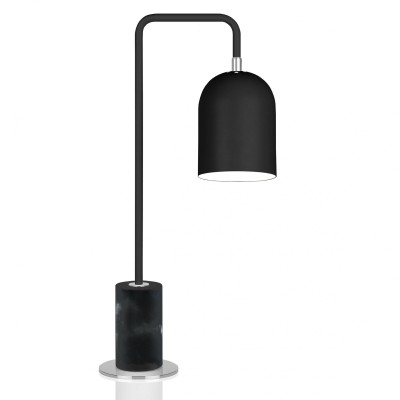 Bend bordlampa svart/krom