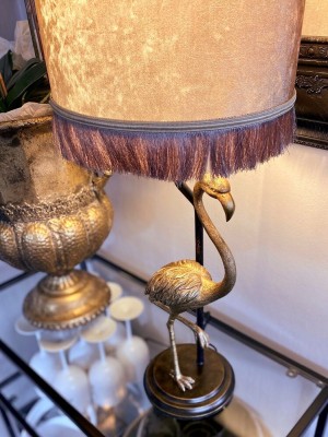 Flamingo bordlampa svartguld/guld#3