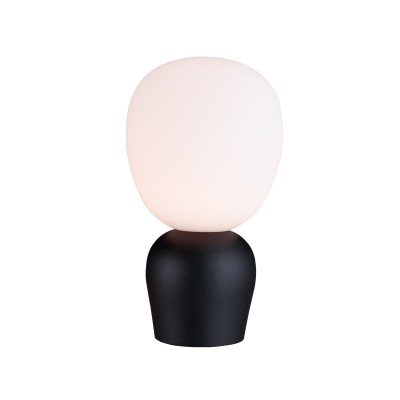 Buddy bordlampa svartstruktur/opal