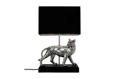 Zimba bordlampa silver/svart