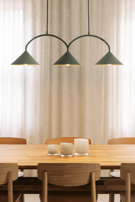 Curve 3 takpendel grön#2