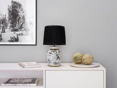 Klassisk bordlampa svart#2