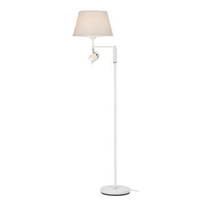 Network golvlampa med läslampa vit