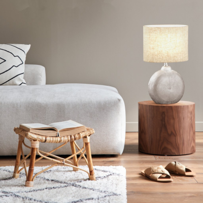 Foro bordlampa H53 silver/natur#2