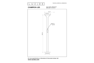 Champion uplight LED antik#4