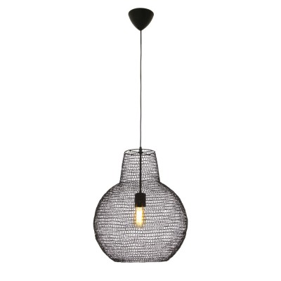 Trassel taklampa rund svart#1