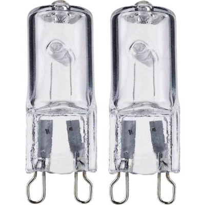 Ljuskälla G9 halogen klar 2-pack 230v 42W (60W)