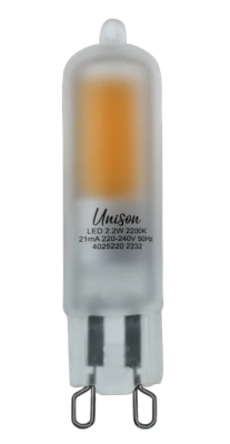 Ljuskälla G9 LED matt Dimbar 2200K 2W 200lm