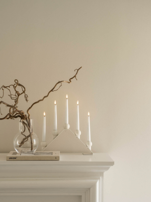 Luna adventsljusstake LED batteri vit