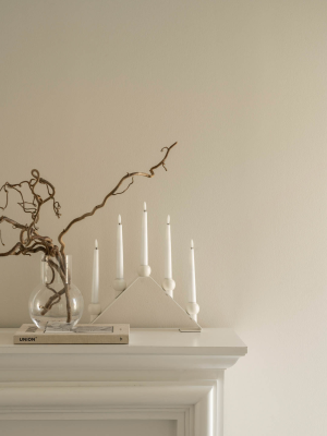 Luna adventsljusstake LED batteri vit#2