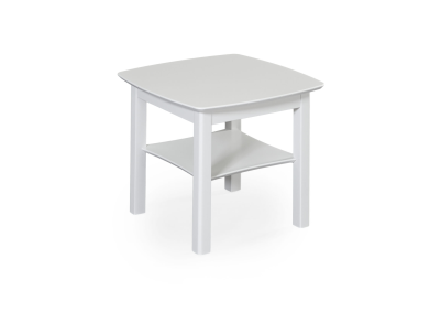 Marathon fåtöljbord 55 vitlack II-sort#1