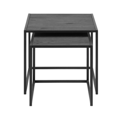 Seaford satsbord S/2 svart/svart#2