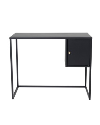 Bakal skrivbord svart metall