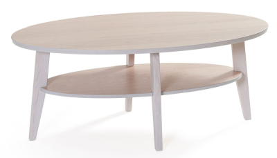 Eagle soffbord 120 vitpigmenterad ek