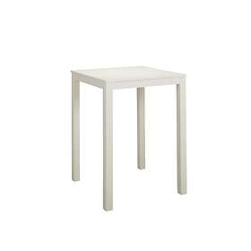 Inzel barbord 75x75 H100 cm vit