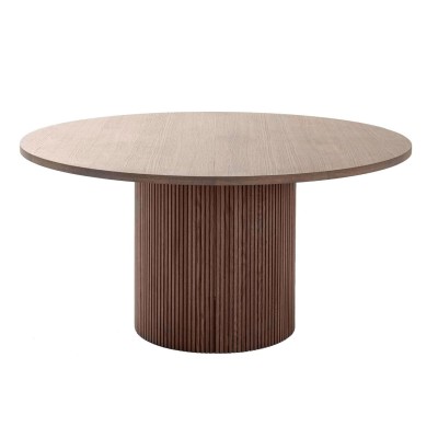 Linea matbord runt 140 cm oiled mocca LO36#1