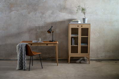 Höllviken skrivbord vitpigmenterad ek#9