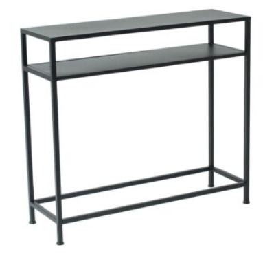 Main konsollbord 100x30 plåt svart