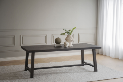 Brooklyn matbord 220x95 mörkbrun ek#2