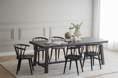 Brooklyn matbord 220x95 mörkbrun ek#3