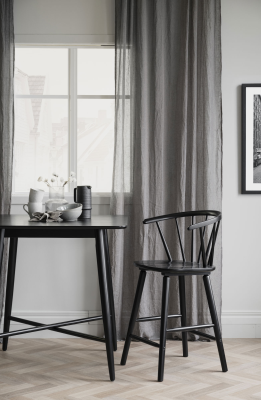 Lotta barbord svart askfanér#3