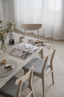 Filippa matbord 180x90 cm vitpigmenterad ek#3