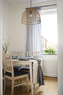 Filippa klaffbord 120+45x80 cm vitpigmenterad ek#2