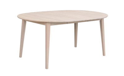 Filippa matbord runt 120 cm vitpigmenterad ek#3