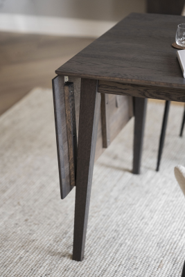 Filippa klaffbord 80+45x80 cm mörkbrun ek#2