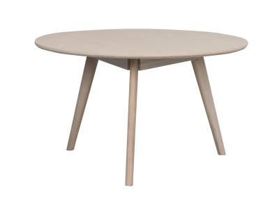 Yumi soffbord runt 90 vitpigmenterad ek#1