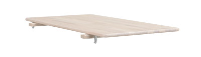 Tyler tilläggsskiva 50x90 cm vitpigmenterad ek