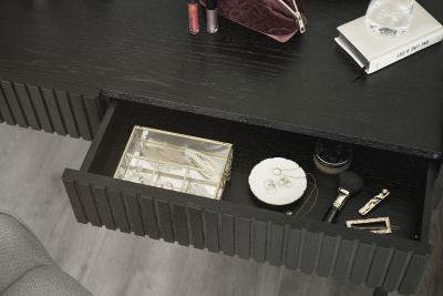 Halifax skrivbord 120 svart ek/svart metall#4