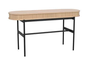 Haddington avlastningsbord 142 vitpigmenterad ek/svart#8