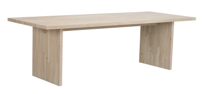 Emmett matbord 240 vitpigmenterad ek#9