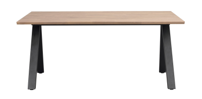 Carradale matbord 170 ek/V-ben svart metall