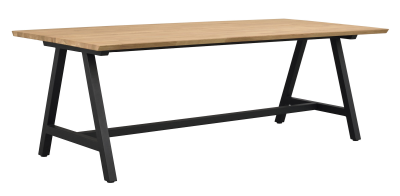 Carradale matbord 220 ek/A-ben svart metall#2