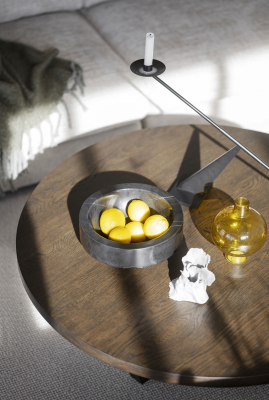 Boxford soffbord runt Ø110 brun ek#5