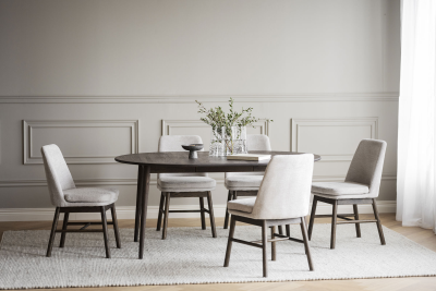 Tyler matbord ovalt 170/210 brun ek#2