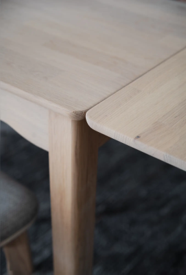 Markham matbord 140 vitpigmenterad ek#6