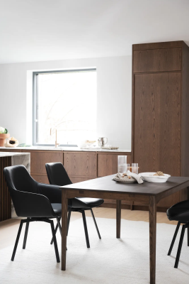 Markham matbord 140 brun ek#3