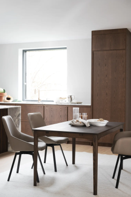 Markham matbord 140 brun ek#4