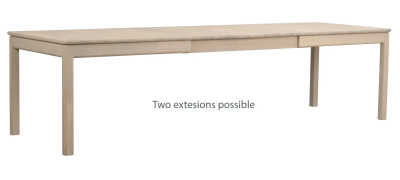 Gardner iläggsskiva 50 vitpigmenterad ek#6