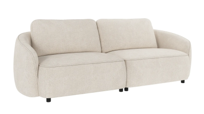 Norris soffa 3-sits tyg Anna #20 benvit#2