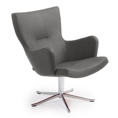 Gyro fåtölj med arm Mariam 991345-77 grey/svart