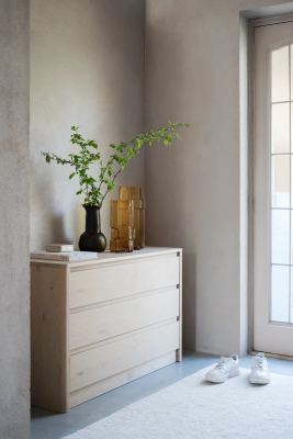 Melstone byrå 3L 110 H70 vitpigmenterad ek#6