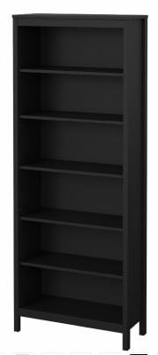 Madrid bokhylla svart