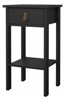 Madrid sängbord 1 låda mattsvart