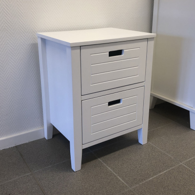 Astrid byrå 2 lådor vit